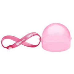 Wee Baby Yuvarlak Emzik Saklama Kabı Pembe