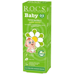 Rocs Baby 0-3 Yaş Arası Papatya Özlü Bebek Diş Macunu 35 ml