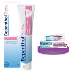 Bepanthol Baby Pişik Önleyici Krem 100 gr + Bepanthol SensiDaily Vücut Kremi 10 gr Hediye