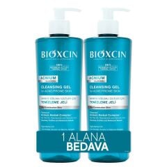 Bioxcin Acnium Sebum Dengeleyici Yüz Yıkama Jeli 500 ml + 500 ml Avantaj Paket