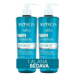Bioxcin Acnium Sebum Dengeleyici Yüz Yıkama Jeli 500 ml + 500 ml Avantaj Paket