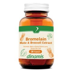 Dinamis Bromelain Mate Broccoli Extract 30 Kapsül