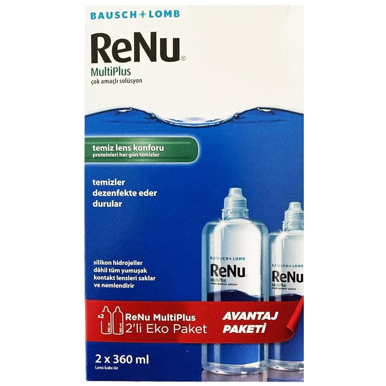 Bausch Lomb Renu MultiPlus Lens Solüsyonu 360 ml + 360 ml