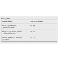 Dinamis Passiflora Melissa Valeriana 30 Kapsül