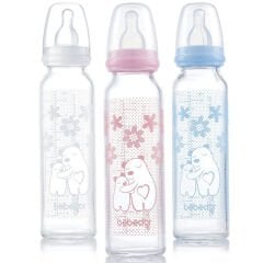 Bebedor Isıya Dayanıklı Cam Biberon 240 ml