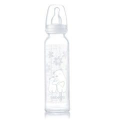 Bebedor Isıya Dayanıklı Cam Biberon 240 ml Mavi