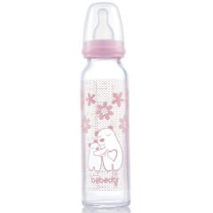 Bebedor Isıya Dayanıklı Cam Biberon 240 ml