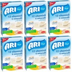 Arı Mama 12 Vitaminli 6 Mineralli Sütlü Pirinç Unu 250 gr 6 ADET