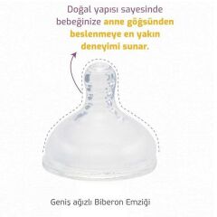 Bebedor 332 Silikon Yumuşak Biberon Emziği 6-12 Ay Orta Akış