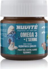 Nuvite Omega 3 + L- Serine Keçiboynuzlu Şekersiz Vitaminli Çikolata 200GR