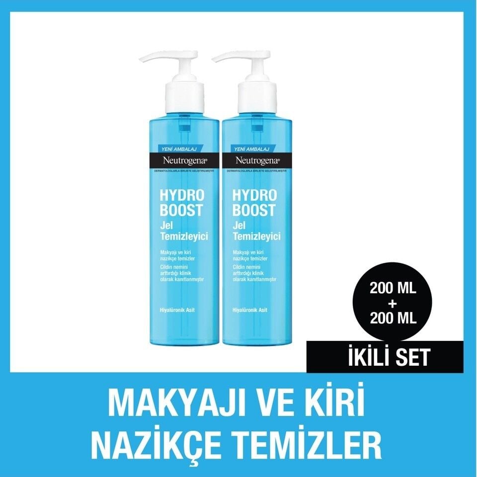 Neutrogena Hydro Boost Temizleme Jeli 200 ml + 200 ml