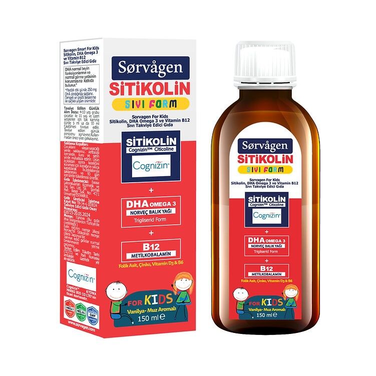 Sorvagen Smart Stikolin Kids Sıvı Form 150 ml
