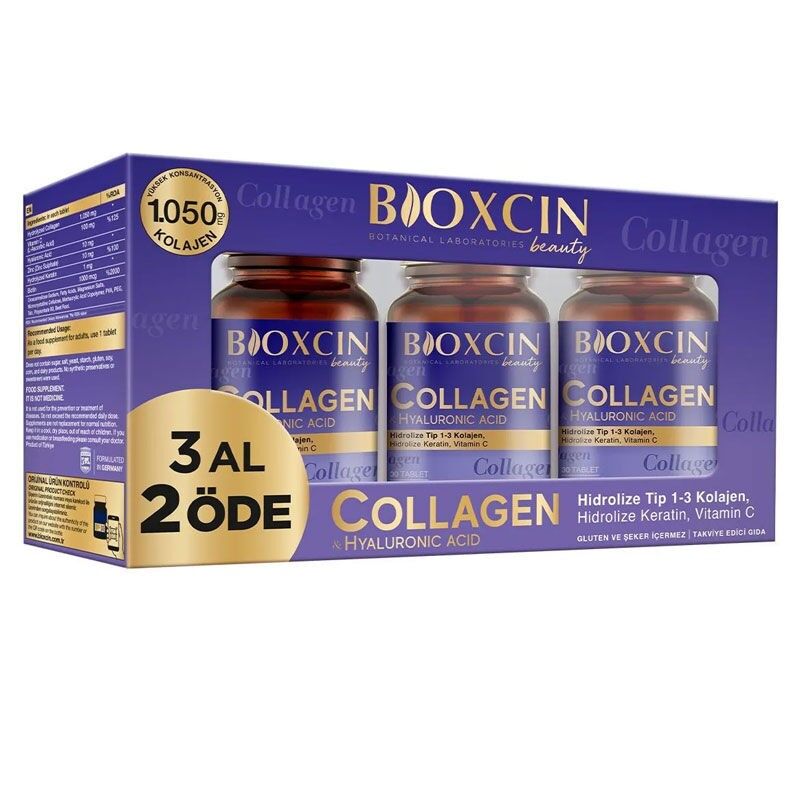 Bioxcin Beauyt Collagen 30 Tablet 3 Al 2 Öde