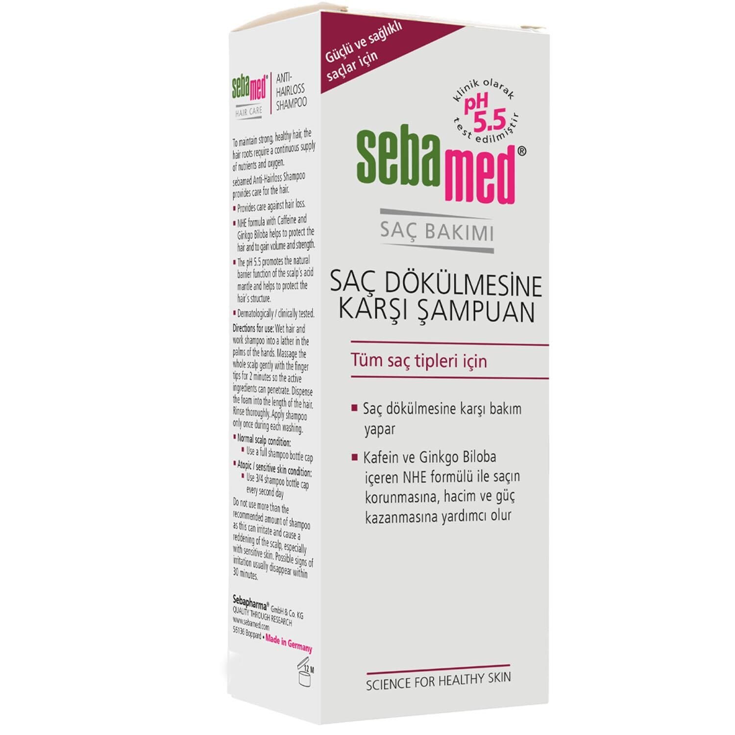 Sebamed Saç Dökülmesine Karşı Etkili Şampuan 400 ml