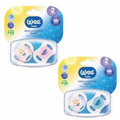 Wee Baby 153 Gece Ve Gündüz No 2 6-18 Ay 2 li Emzik