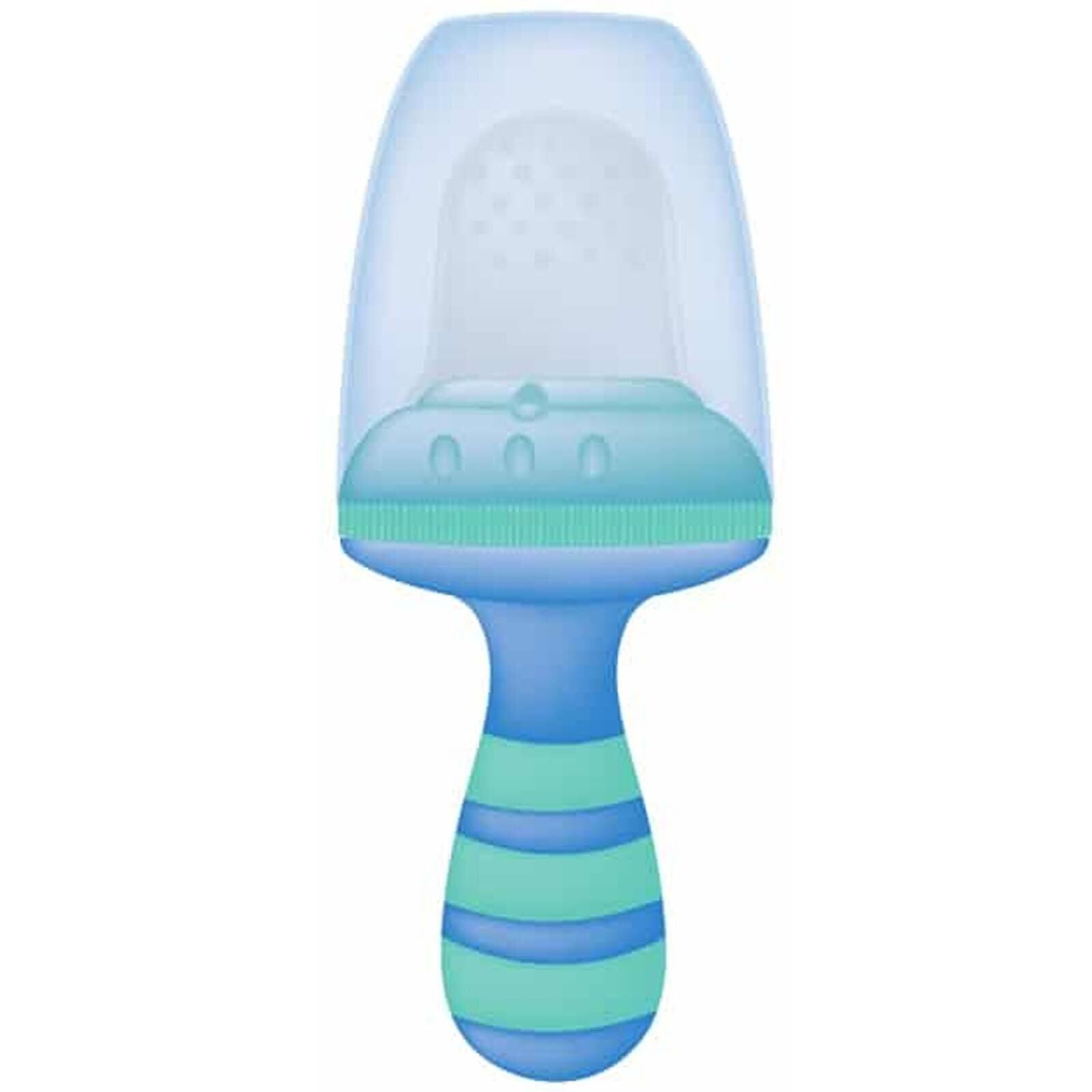 Bebedor Silikon Meyve Ve Sebze Süzgeci 6+ Ay Mavi