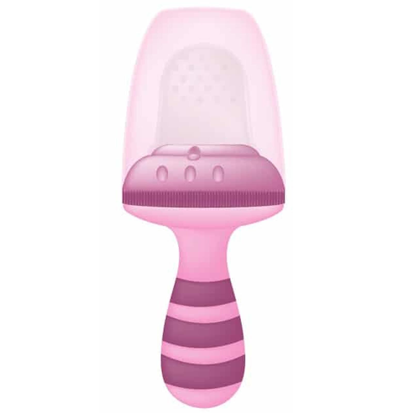 Bebedor Silikon Meyve Ve Sebze Süzgeci 6+ Ay Pembe