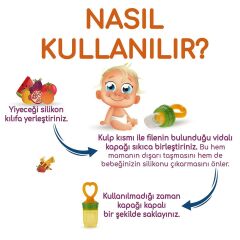 Bebedor 589 Silikon Meyve Ve Sebze Süzgeci 6+ Ay