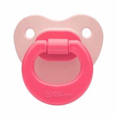 Wee Baby Mat Gövdeli Silikon Damaklı No 2 Emzik 6-18 Ay Pembe