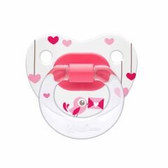 Wee Baby Desenli Damaklı No 2 Emzik 6-18 Ay Pembe