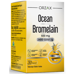 Ocean Bromelain 500 Mg Takviye Edici Gıda 30 Kapsül