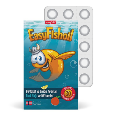 EasyFishoil Omega 3 Çiğnenebilir 30 Adet Jel