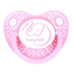 Hanymish 119 Tiny Silikon Damaklı Emzik No 2 6-18 Ay Pembe
