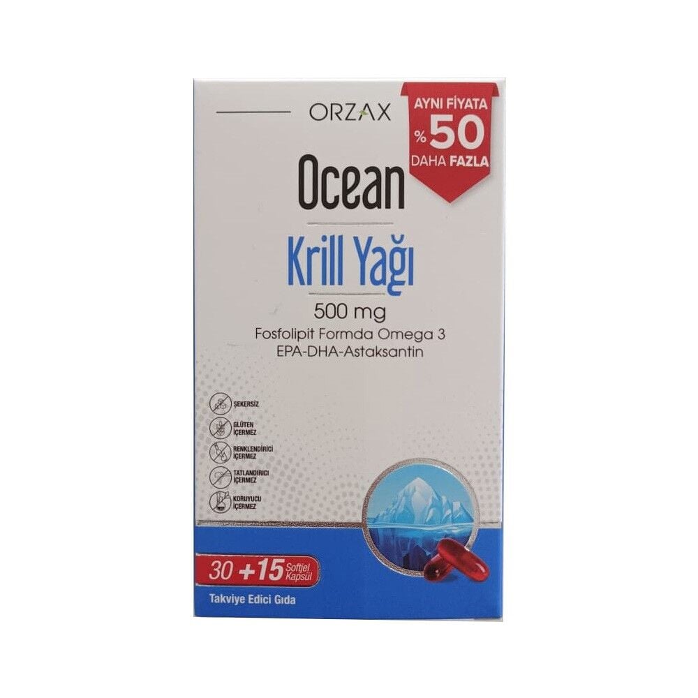 Ocean Krill Oil 30 +15 Softjel Kapsül