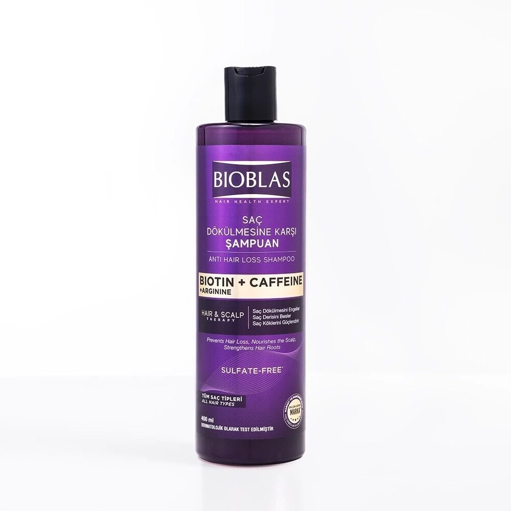 Bioblas Biotin + Kafein Saç Dökülmesine Karşı Şampuan 400 ml