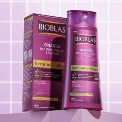 Bibolas Keratin Collagen Onarıcı Dolgunlaştırıcı Şampuan 360 ml