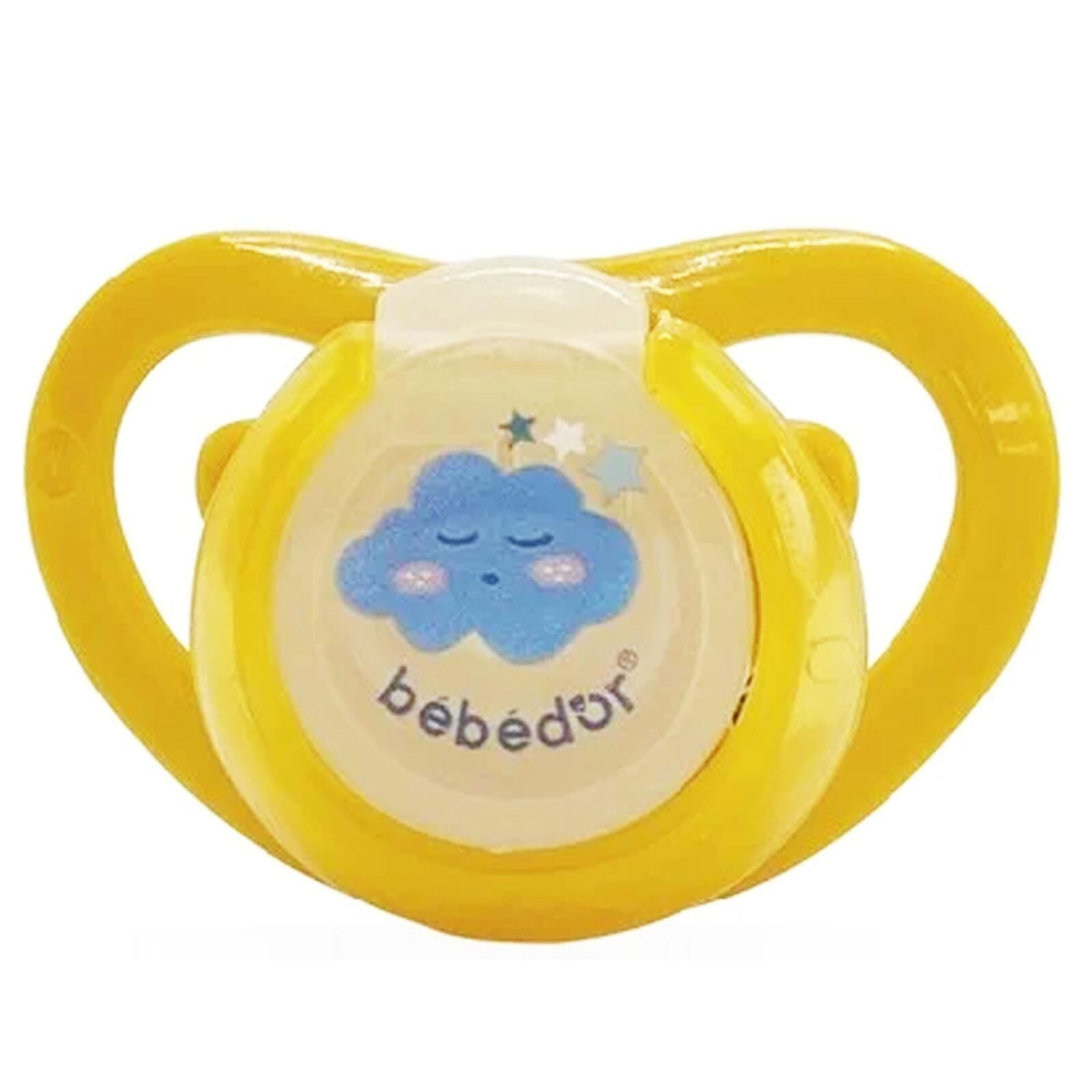 Bebedor 181 Air Serisi Fosforlu Damaklı Emzik No 1 0-6 Ay Sarı