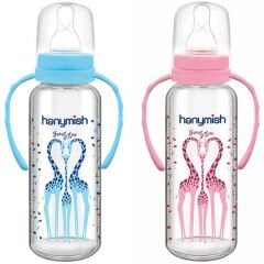 Hanymish 402 Kulplu Cam Biberon 240 ml