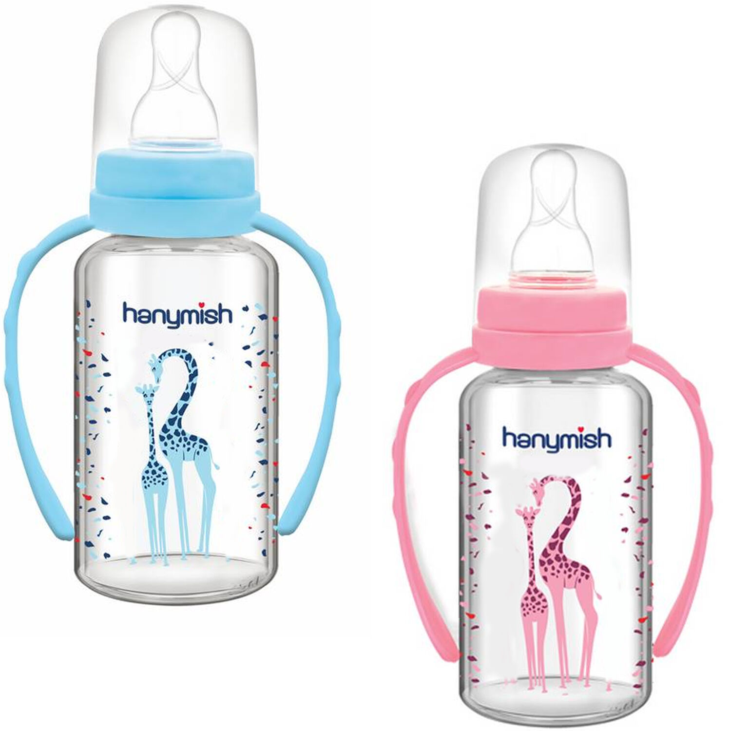 Hanymish 403 Kulplu Cam Biberon 125 ml