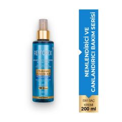 Restorex Hyaluronic Glycolic Acid Nemlendirici Canlandırıcı Sıvı Saç Kremi 200 ml