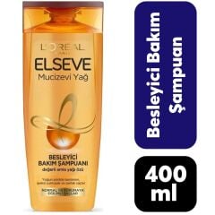 Loreal Paris Elseve Mucizevi Yağ Besleyici Bakım Şampuanı 400 ml 3 ADET