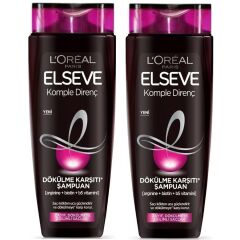 Loreal Paris Elseve Komple Direnç Dökülme Karşıtı Şampuan 400 ml 2 ADET