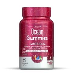 Ocean Gummies Sambucus Kids 60 Adet Çiğnenebilir Jel Form