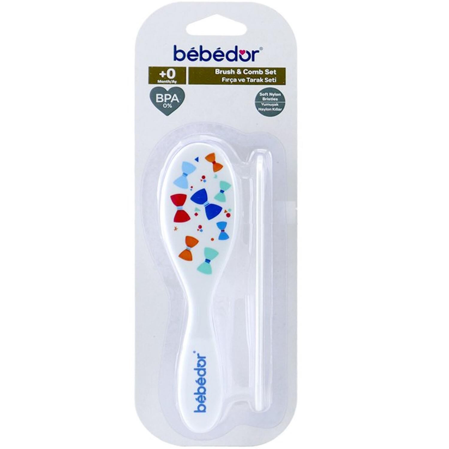 Bebedor 570 Fırça Ve Tarak Seti Mavi