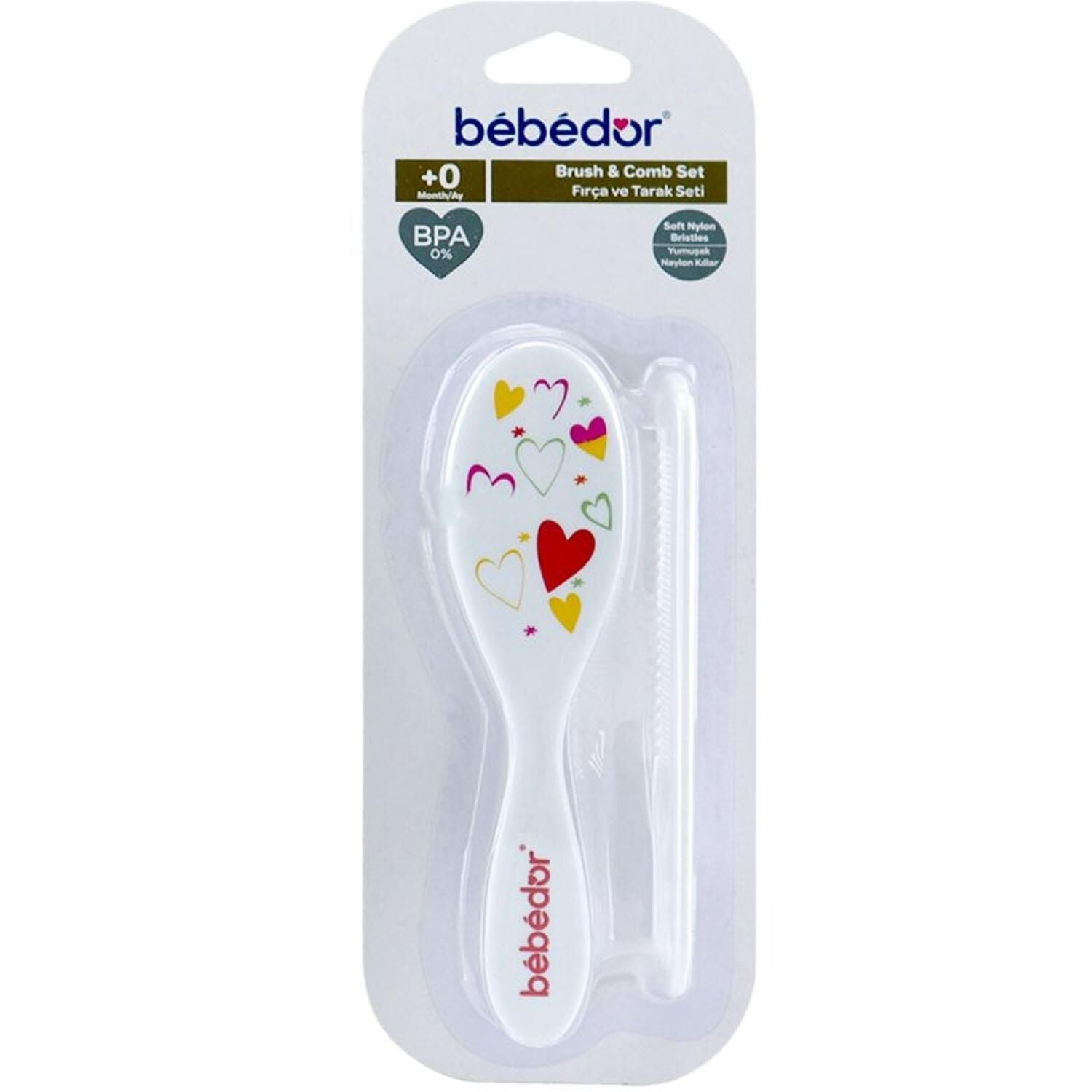 Bebedor 570 Fırça Ve Tarak Seti Kırmızı