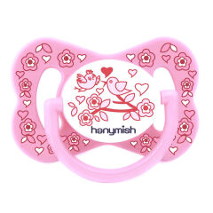 Hanymish 104 Happy Silikon Damakli Emzik No 2 6-18 Ay Pembe