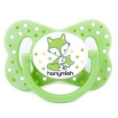 Hanymish 104 Happy Silikon Damakli Emzik No 2 6-18 Ay Yeşil