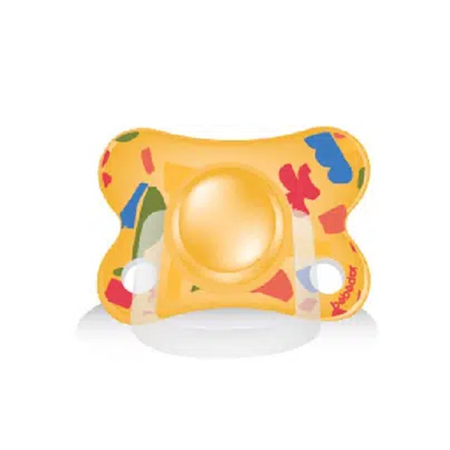 Bebedor 143 Retro Serisi Simetrik Uçlu Emzik No 3 +18 Ay Sarı