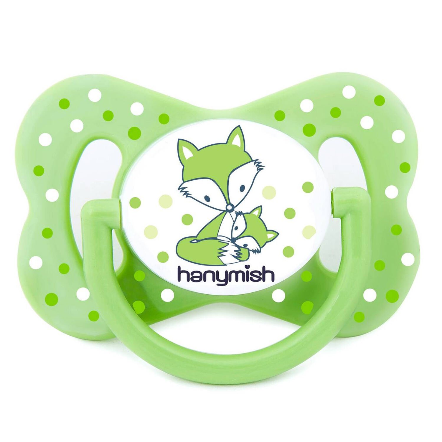Hanymish 104 Happy Silikon Damakli Emzik No 2 6-18 Ay Yeşil