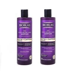 Bioblas Biotin + Kafein Saç Dökülmesine Karşı Şampuan 400 ml 2 ADET