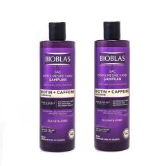 Bioblas Biotin + Kafein Saç Dökülmesine Karşı Şampuan 400 ml 2 ADET