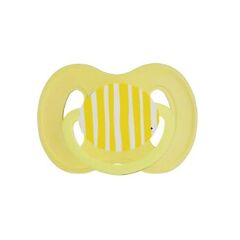 Bebedor 202 Klasik Ortodontik Damaklı Emzik No 2 6-18 Ay Sarı