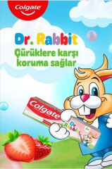 Colgate Dr. Rabbit Çilek Aromalı 2+ Yaş Diş Macunu 50 ml