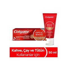 Colgate Optic White Kahve Çay ve Tütün Kullananlar İçin Diş Macunu 50 ml