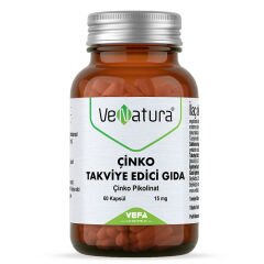 Venatura Çinko Takviye Edici Gıda 15 Mg 60 Kapsül