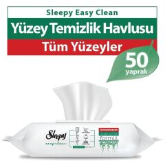 Sleepy Easy Clean Yüzey Temizlik Havlusu 50 Yaprak